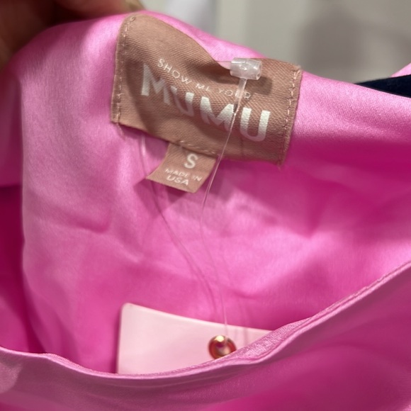 Show Me Your Mumu Jodie Dress in Pink Luxe Satin - Picture 9 of 15